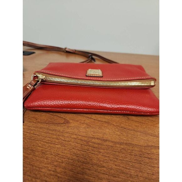 Dooney & Bourke Pebble Grain Foldover Zip Crossbody - Picture 2 of 13